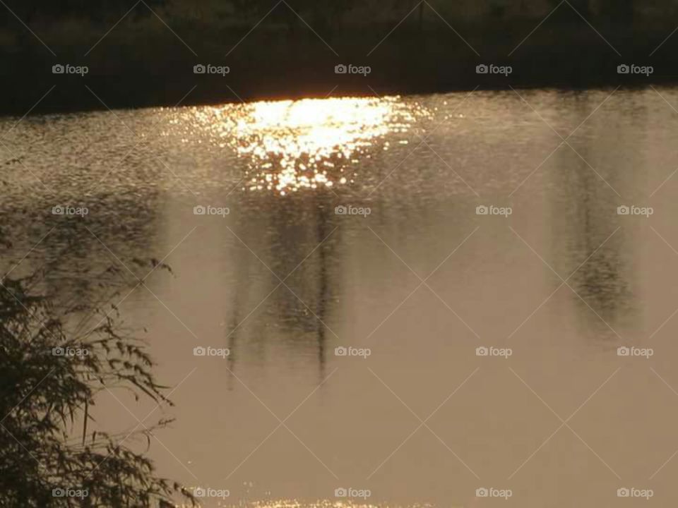 Image on water surface