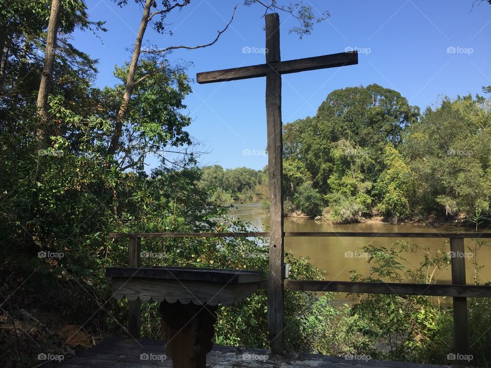 Cross, Tree, Wood, No Person, Religion