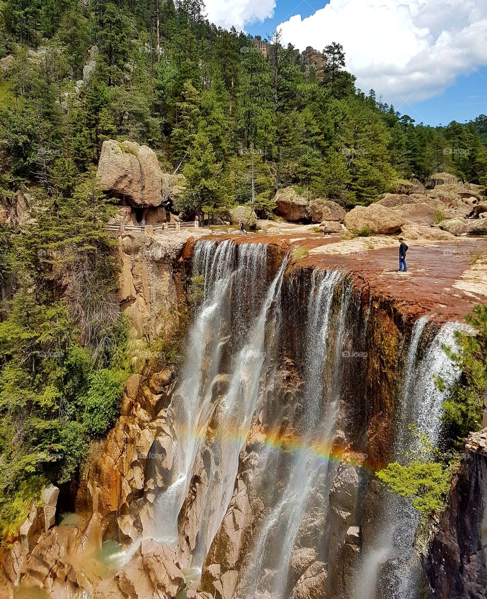 Waterfall rainbow