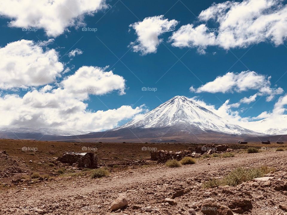 Mountain and desert