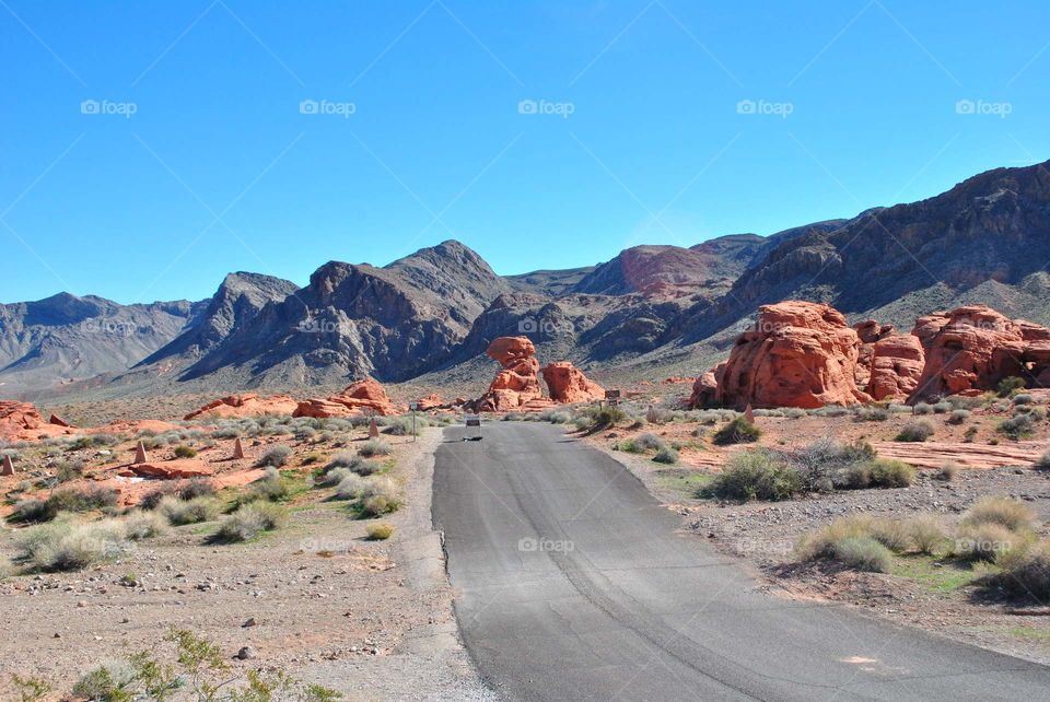 Valley of Fire, Nevada scenic road