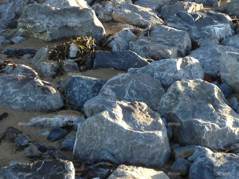 beach rocky sandy by Ellis