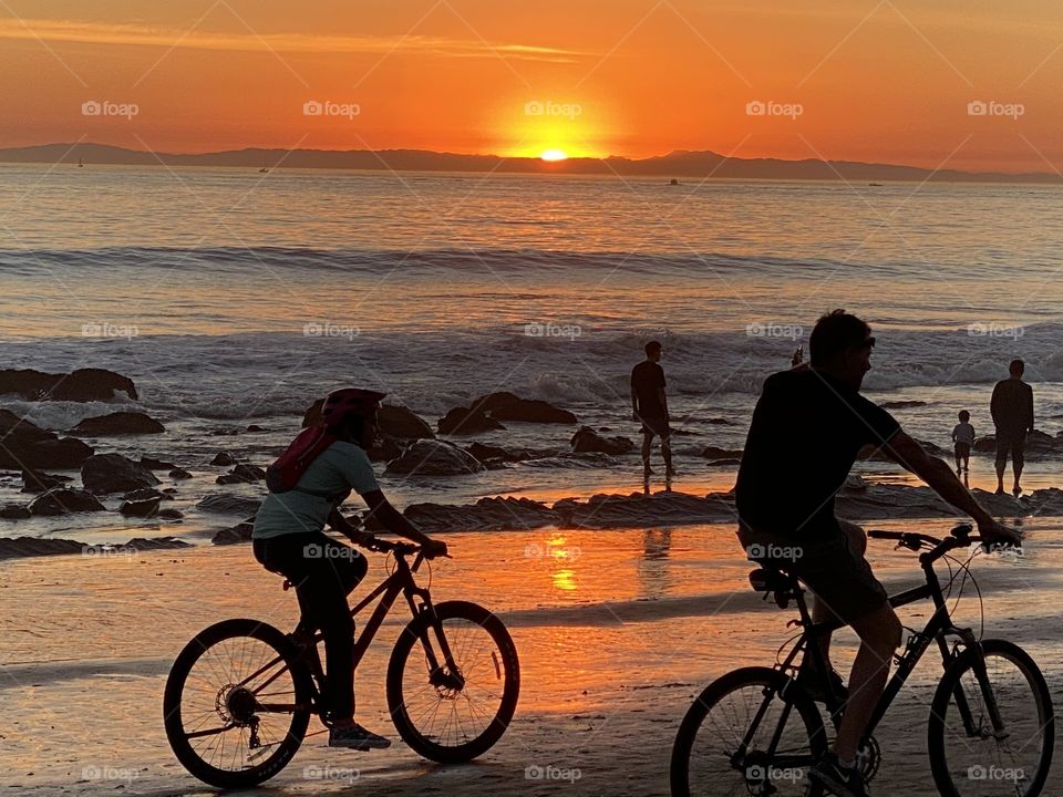 Sunset over Catalina
