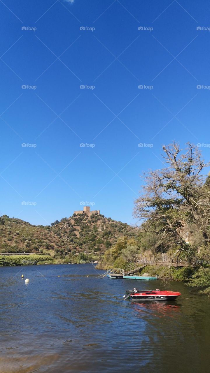 The view for Belver Castle.