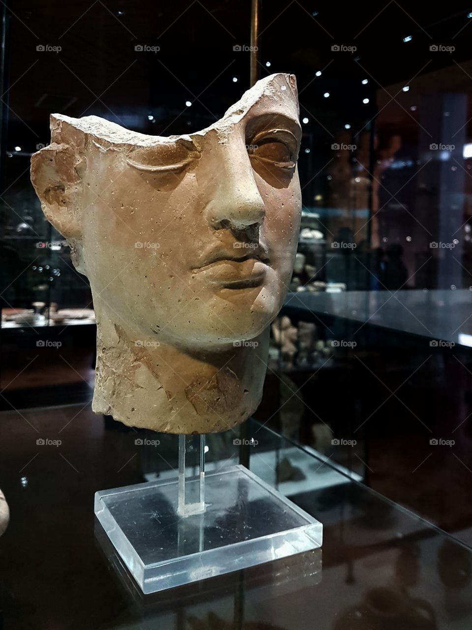 Ancient half head