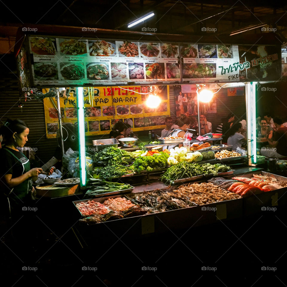 Bangkok Chinatown Street Food Vendor. A quick visit to Bangkok's Chinatown, the best street food ever