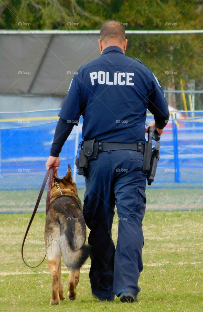 K9 dogs and their handlers prepare for their annual certification as they demonstrate their tactics!