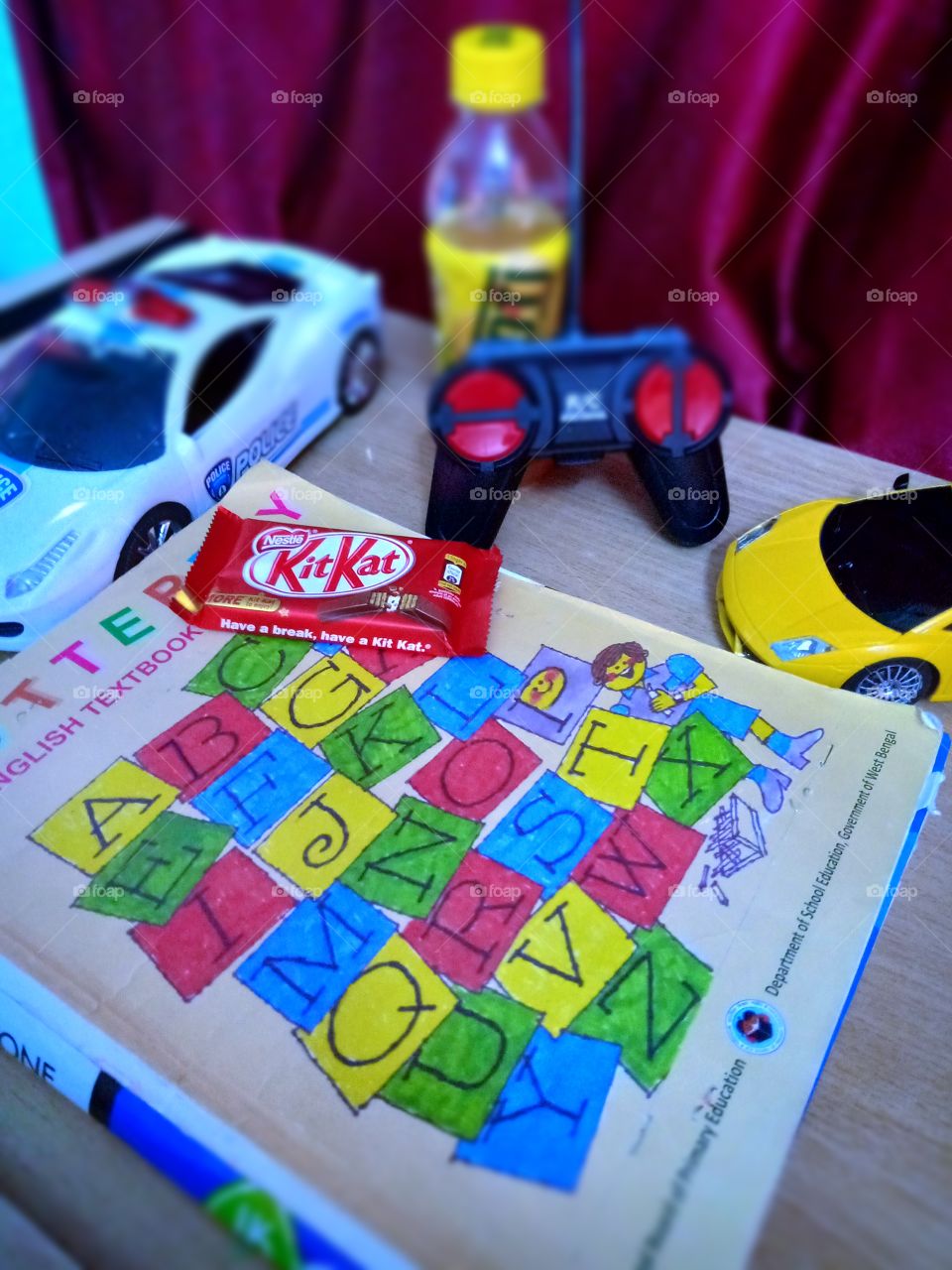 My little boy's study table