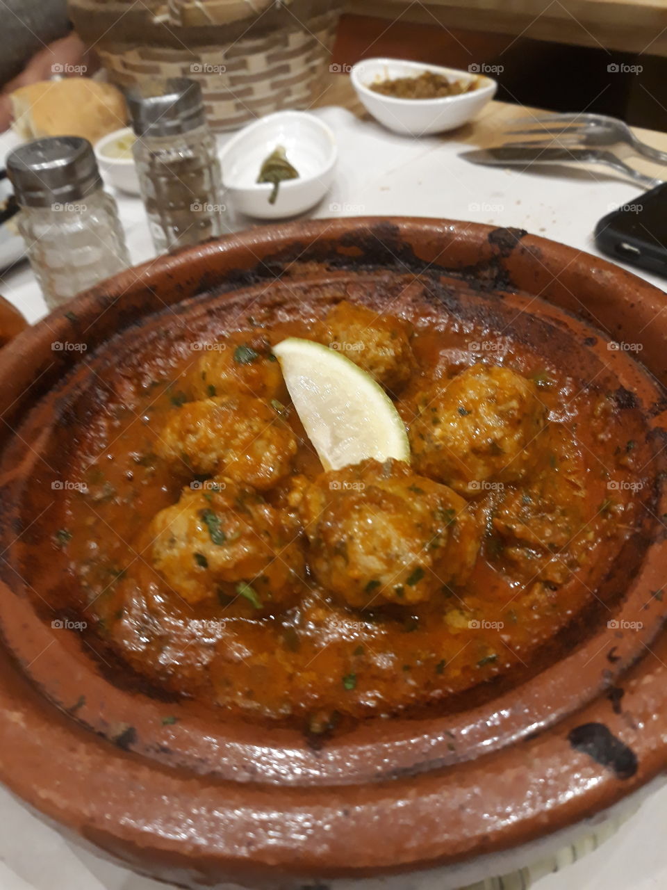 Moroccan Fish Bowls Tagine