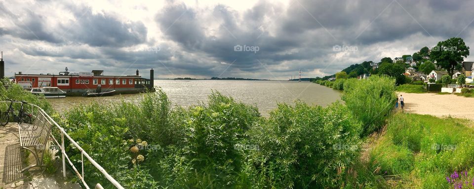 Blankenese.Hamburg. Panorama