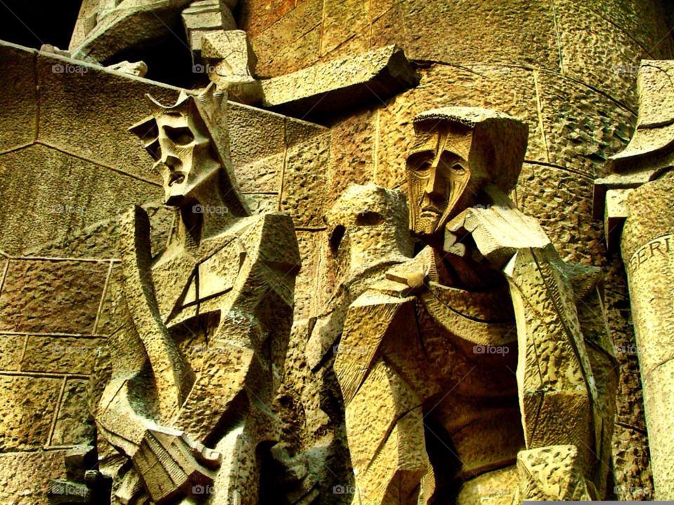 statue barcelona gothic goudie by johnaweston