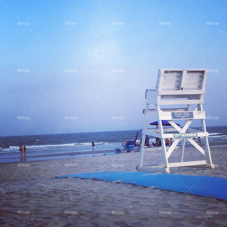 Lifeguard Stand On Wildwood New Jersey Beach