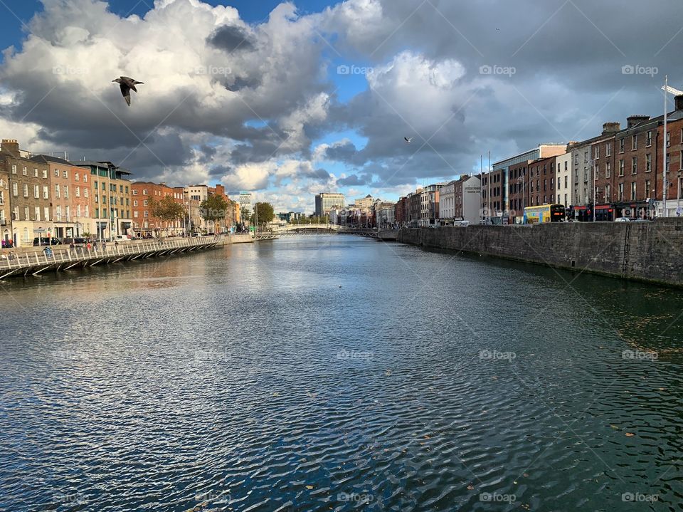River Liffey Dublin Ireland 