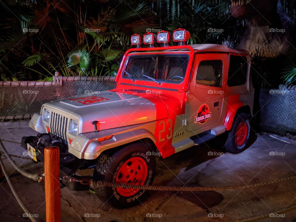 Jurassic Park jeep