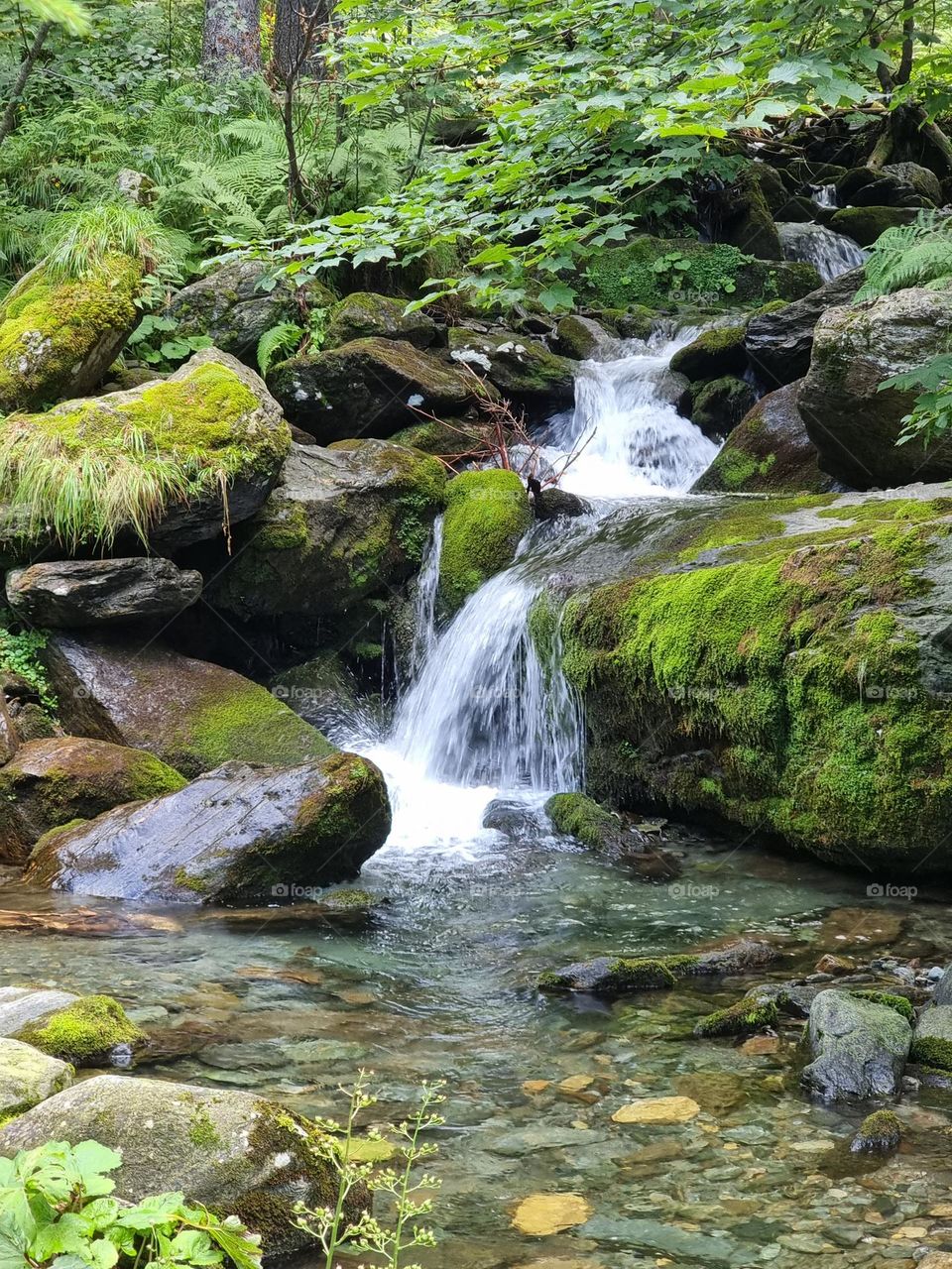 Waterfalls near Balea lake