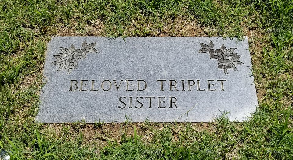 triplet sister gravesite