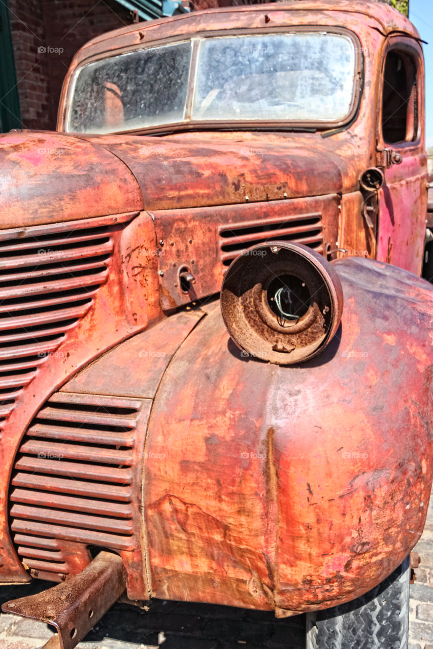 Old patina body car