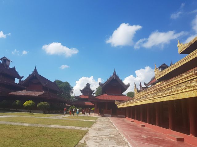 Stroll around the Royal Palace in Mandalay