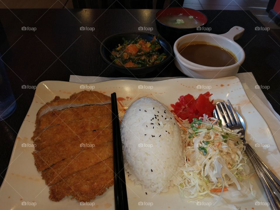 Ajisen Ramen Curry Pork Rib Meal