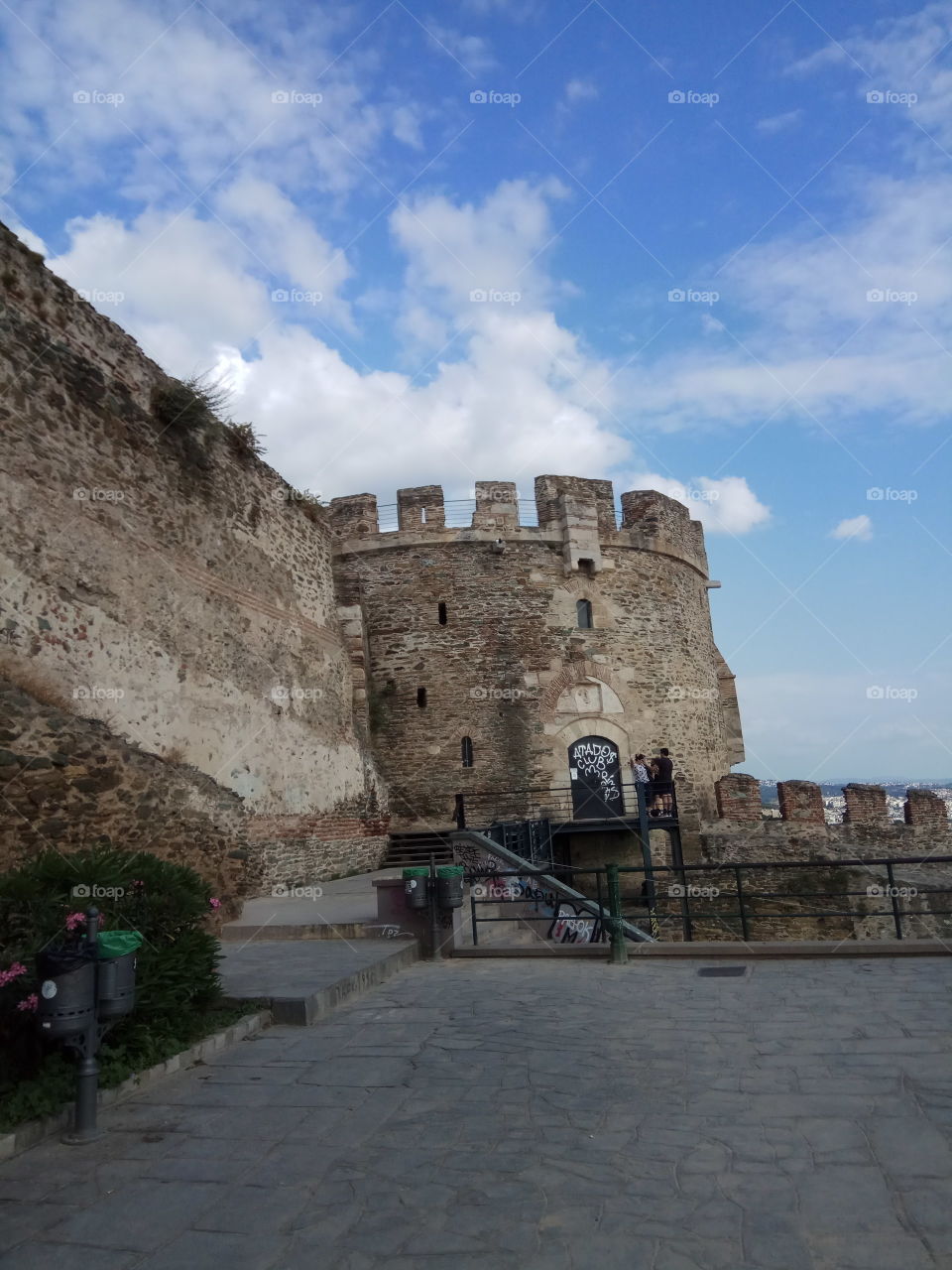 old fortress in Thessaloniki Greece