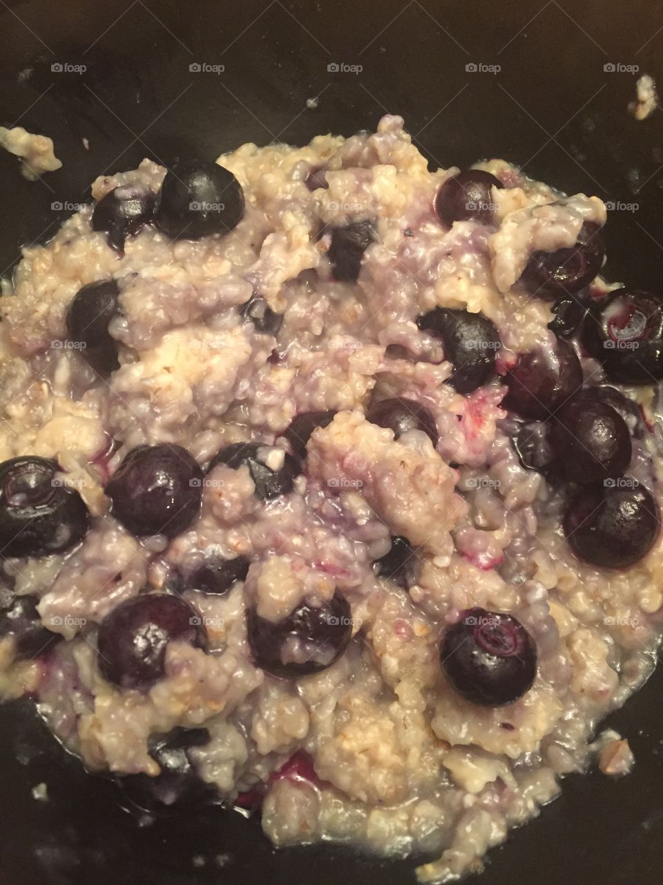 Blueberry oatmeal
