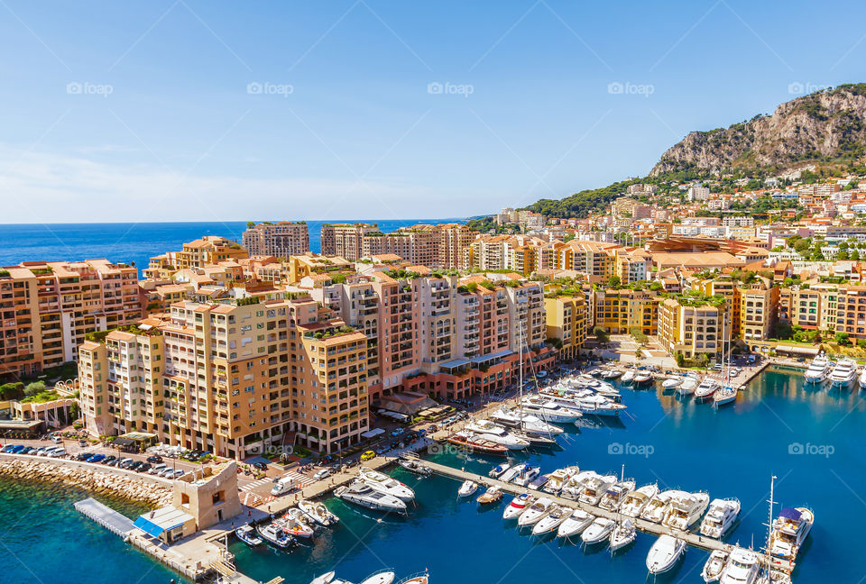 Harbor of Fontvieille, Monaco