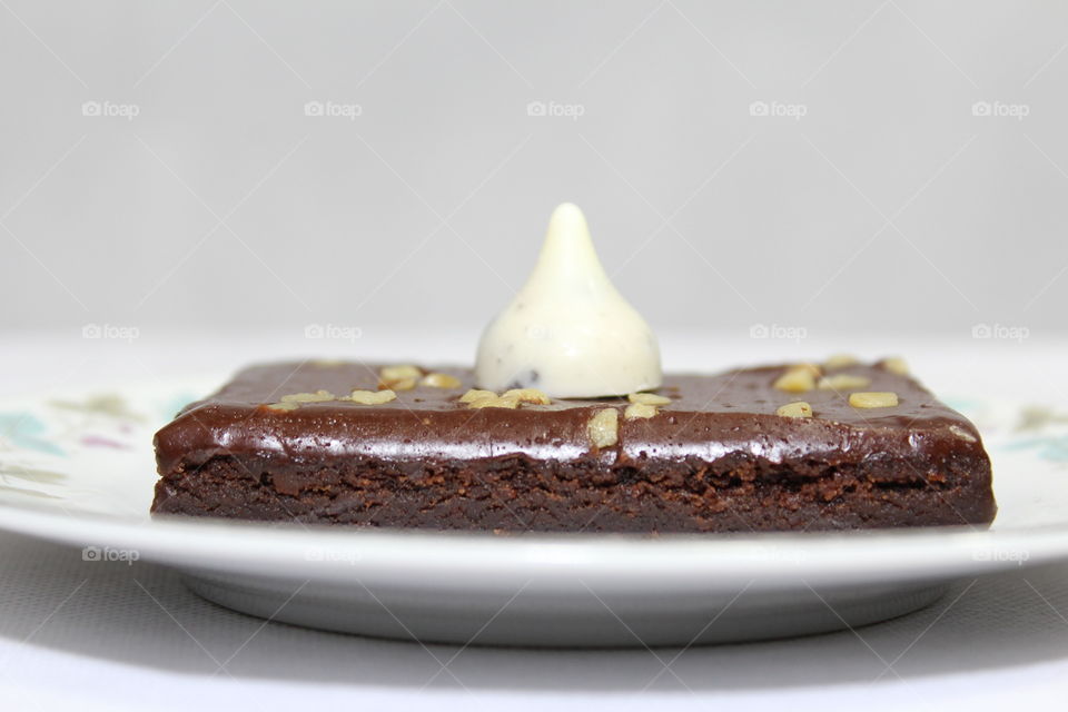 chocolate brownie drop