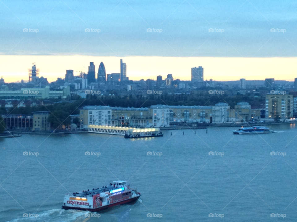 london river thames boat by izabela.cib