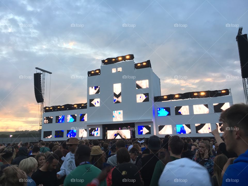 Festival sunset 