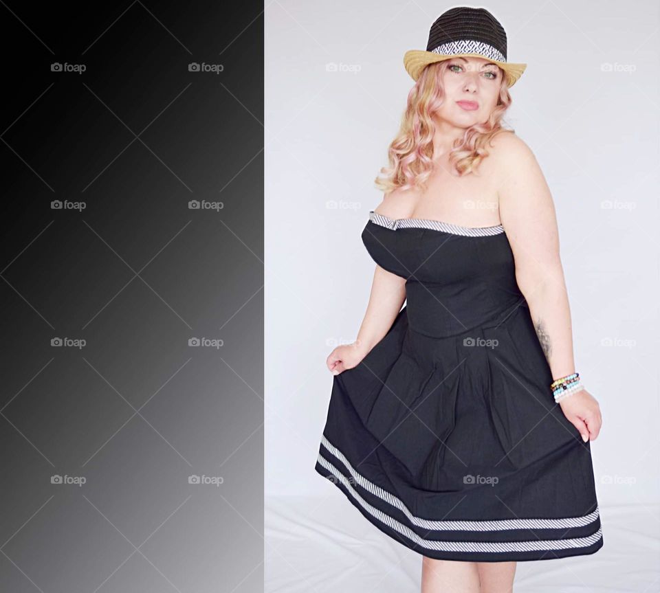 Banner vintage woman photo