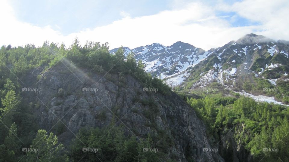 Alaska Mountain Ridge