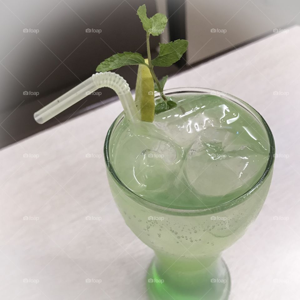 Green island drink @ SPG