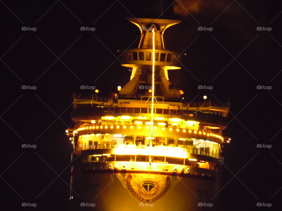 Ship Ferry at Night