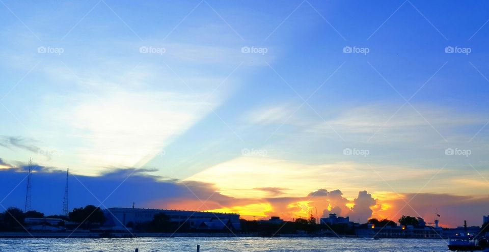 Bangkok Sky, at dusk. Unbelievable with all of it's beauty.