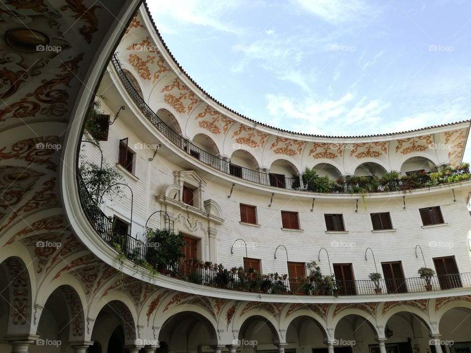 Historic building in Seville, spain
