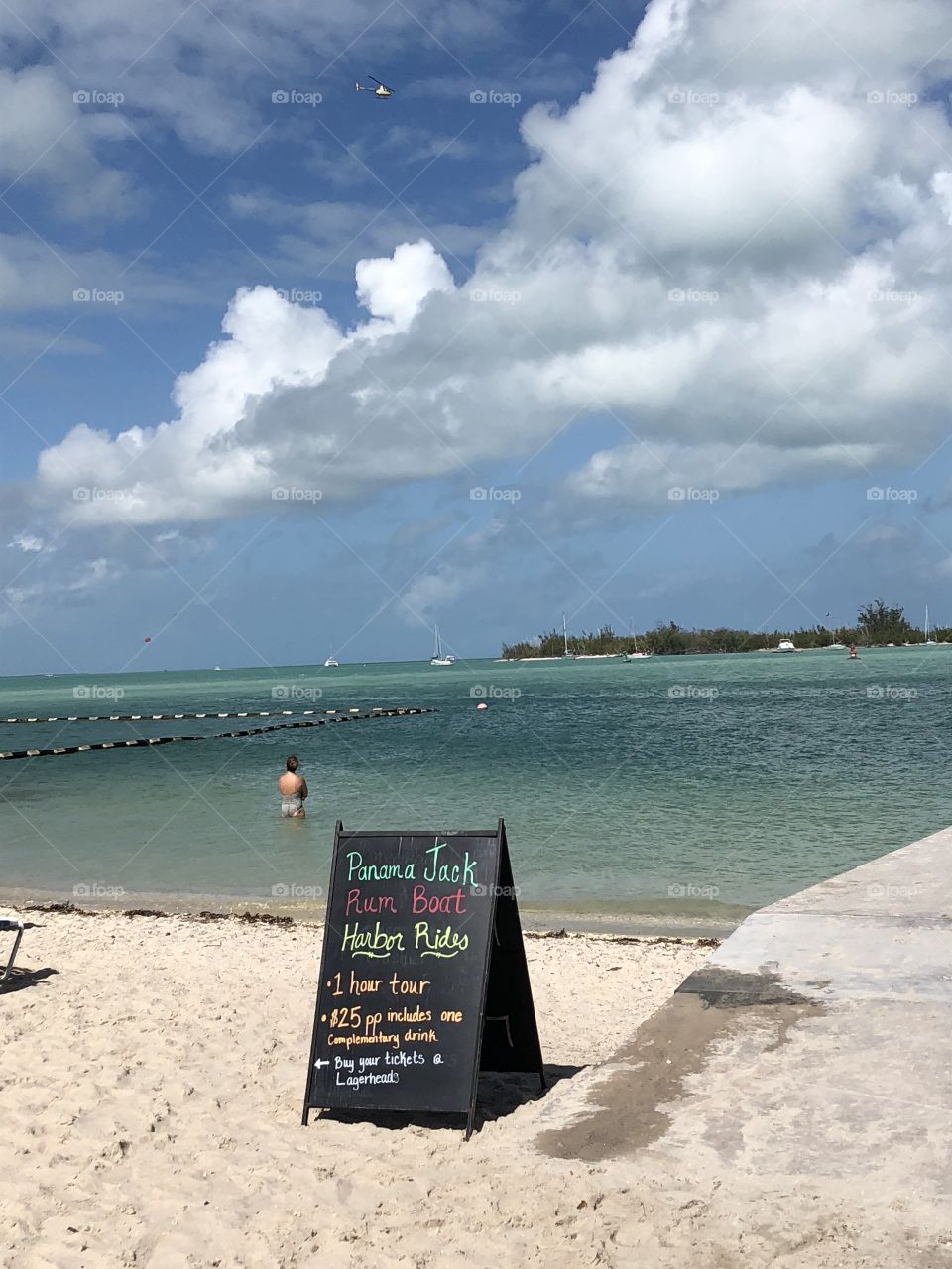 A relaxing view of the beautiful Simonton Beach on a bright, warm morning in Key West, FL! 