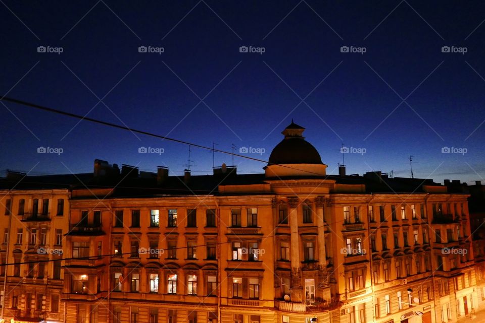 Saint Petersburg's roof