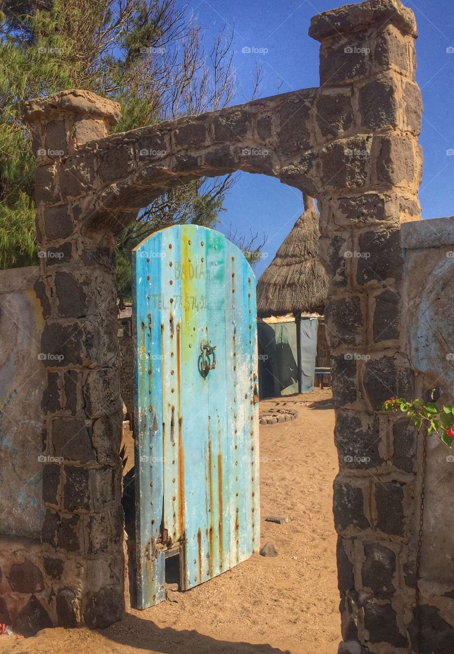 Turquoise door 