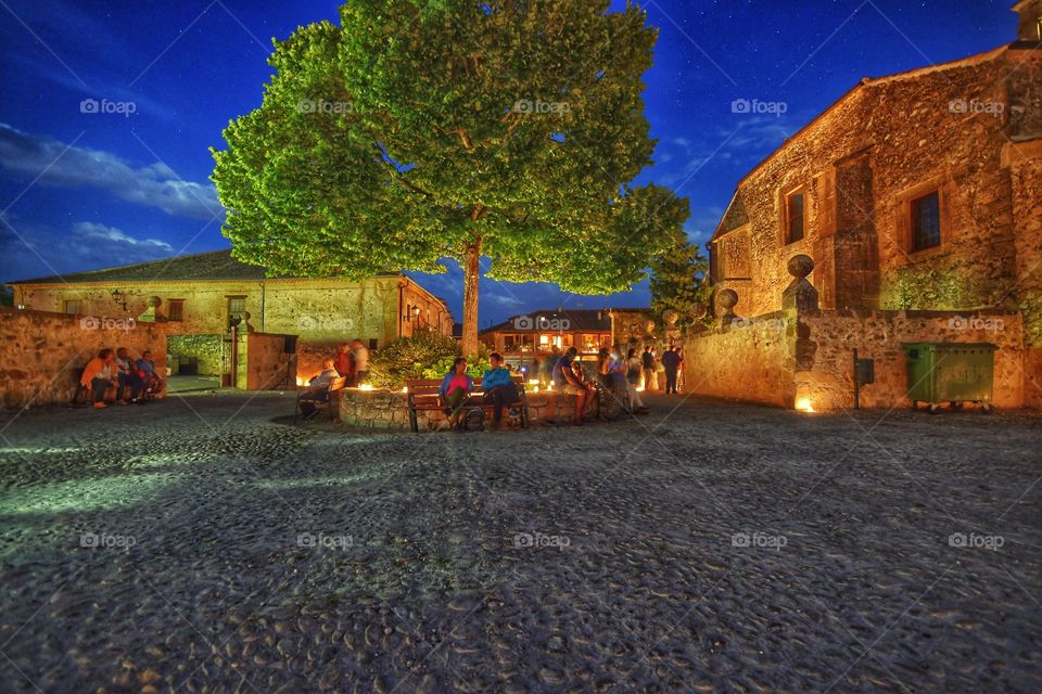 Pedraza, noche de las velas