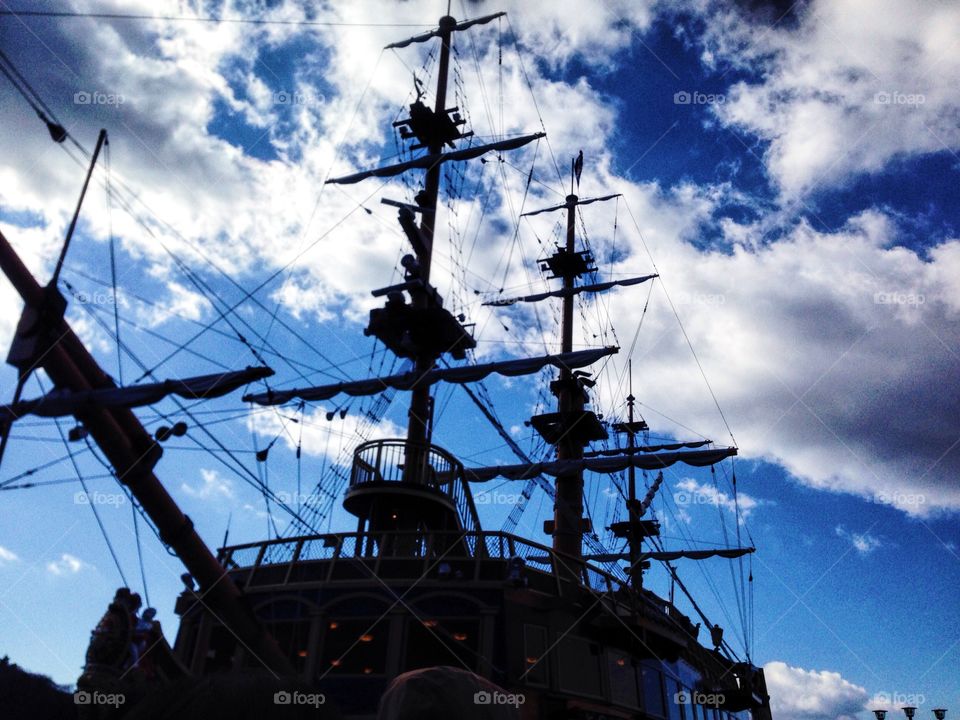 Japan, winter. Spotted a real life pirate ship and had to hop on one. The picture was tooken at 0 degrees. it was epic.