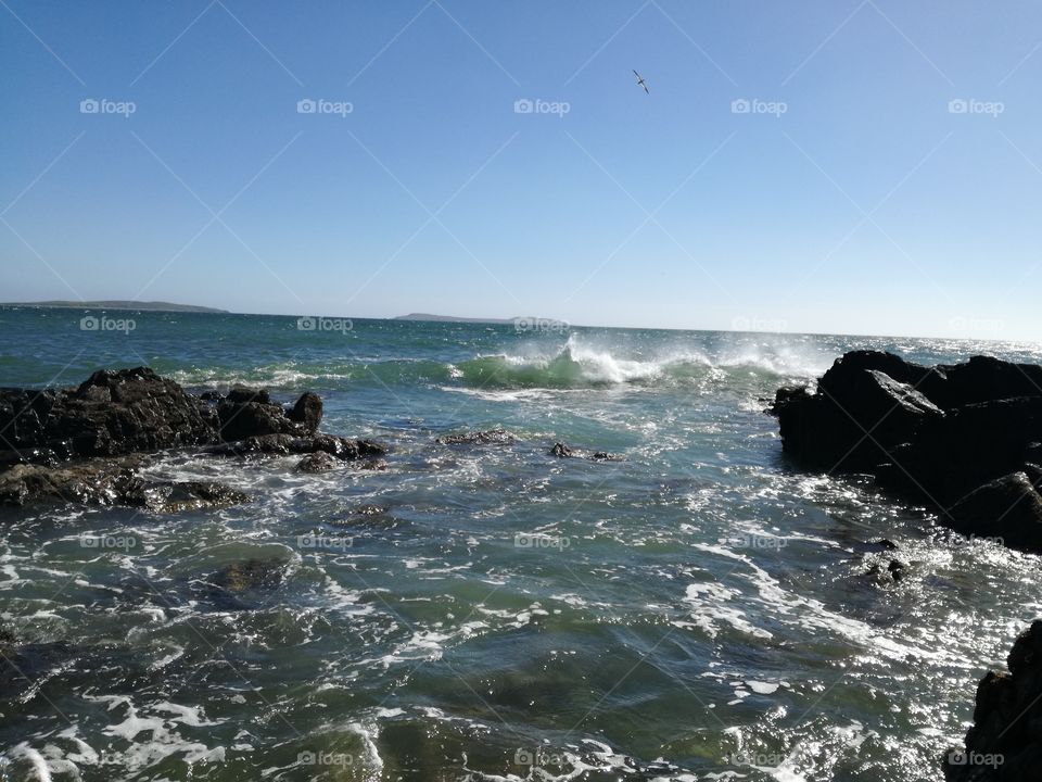 Waves at Kilmore , Wexford, Ireland