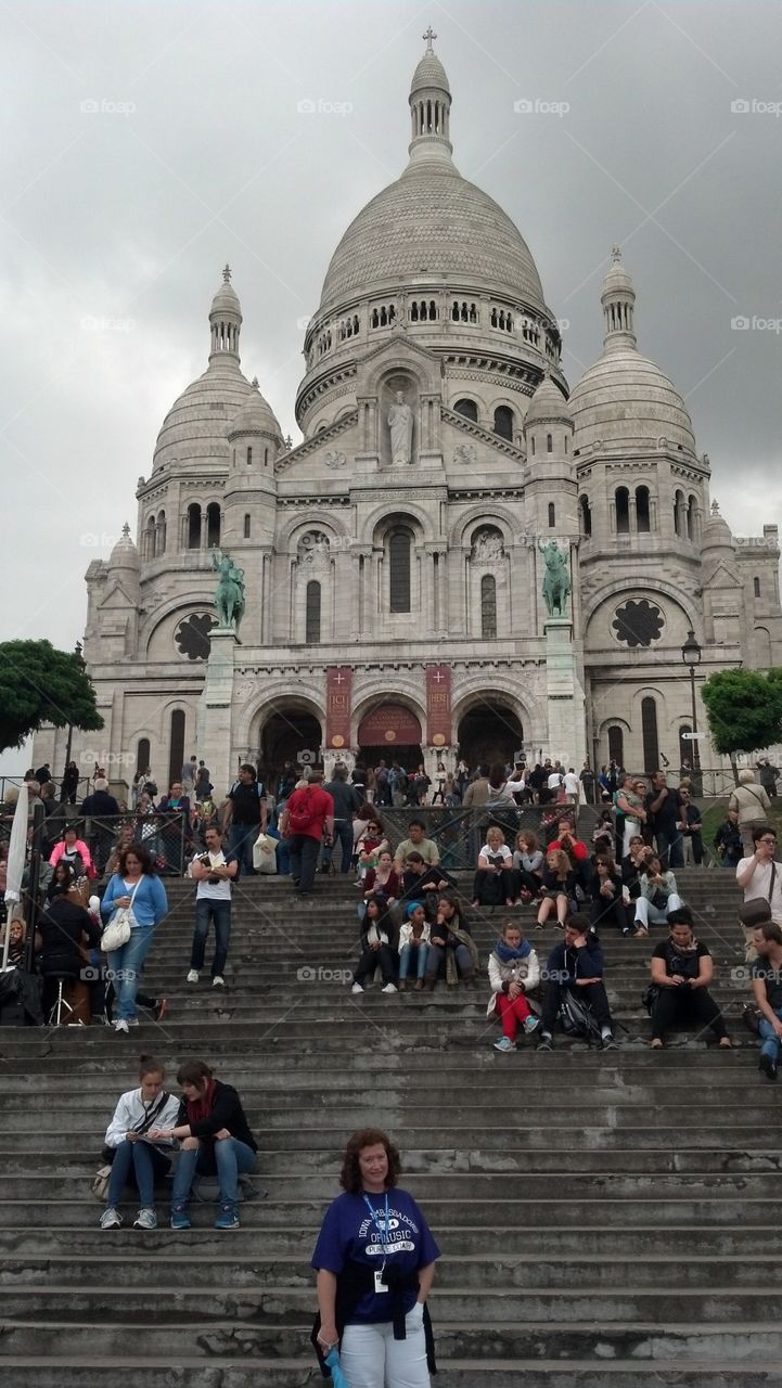 Basilica  Sacre Coeur in Paris