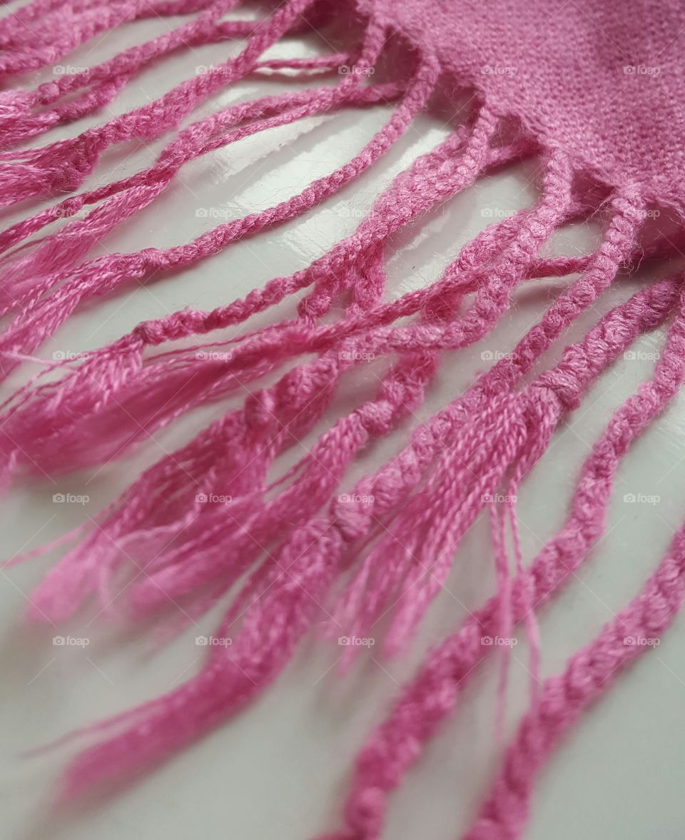 pink tassels