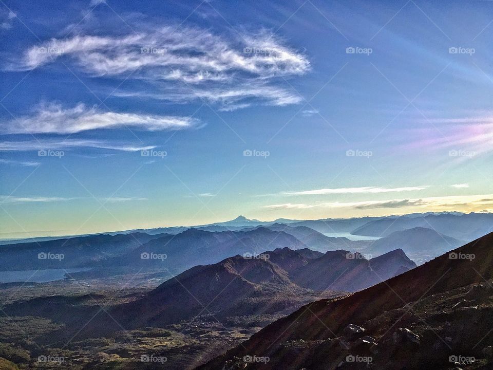 Volcano hike in Chile