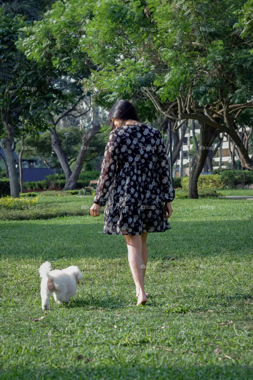 Paseando mascota 