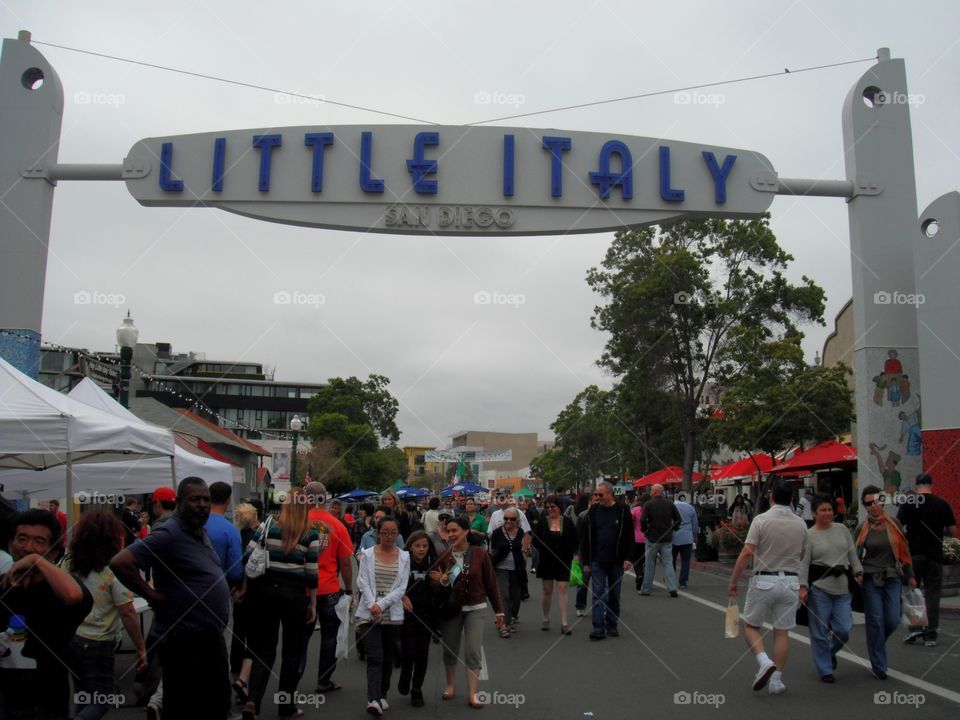 Little italy in Los Angeles