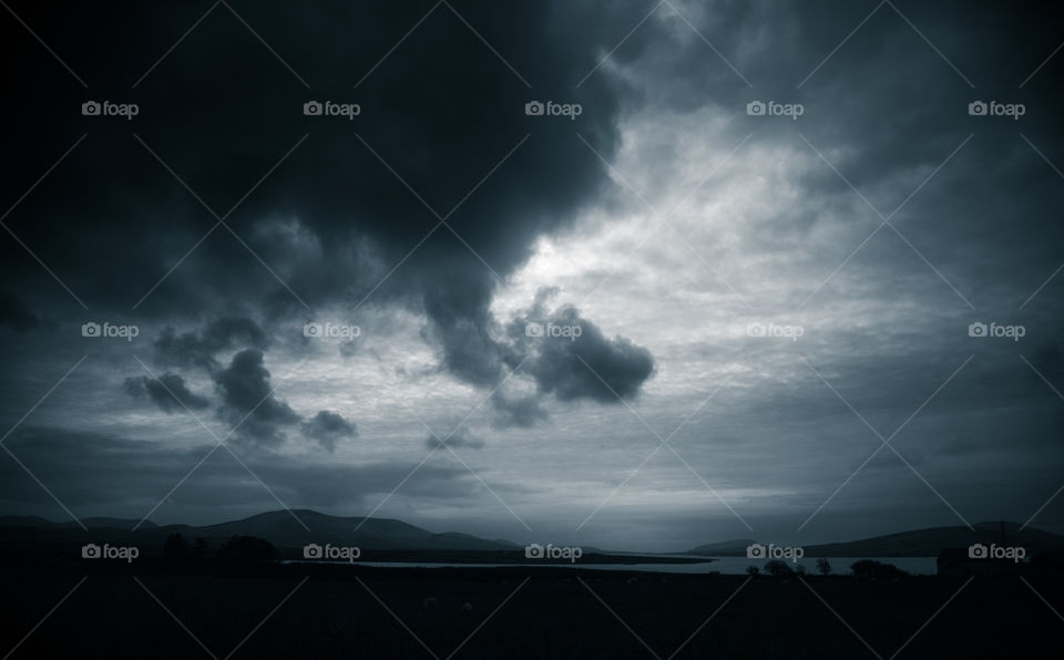 No Person, Storm, Sky, Landscape, Rain