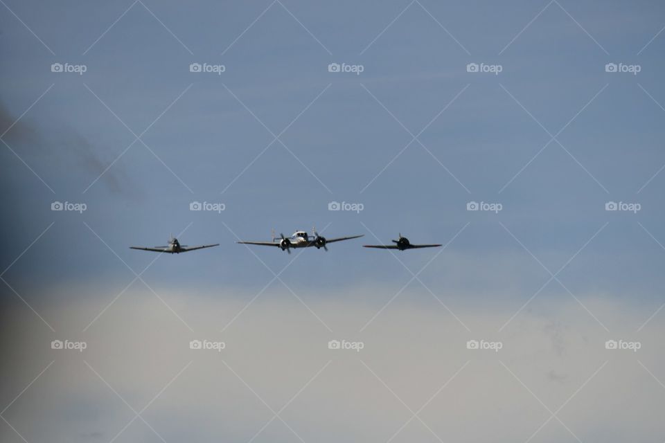 Exhibición aerea-Aerial display