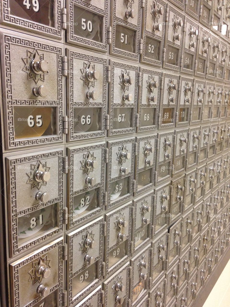 Old mail boxes