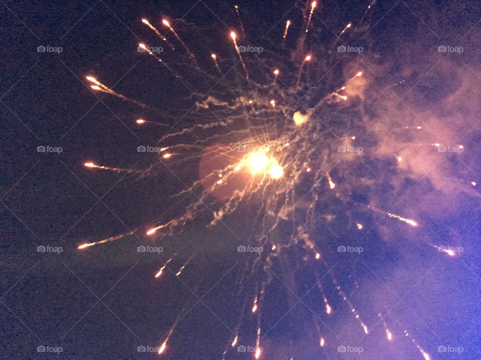 Firework in action